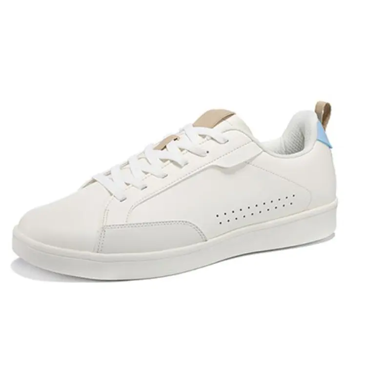 Hot Sale Simple Stylish Young Adult Women for Men Leather Customized BSCI MD Mesh OEM ODM Flat Walking Shoes New Styles Casual Featured Image