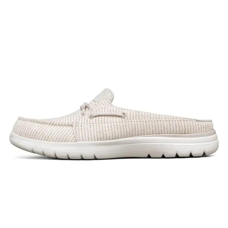 Latest Design Fashion Elegant Lady Style Half Pack Heel Female Footwear Flat Loafer Shoes Woman